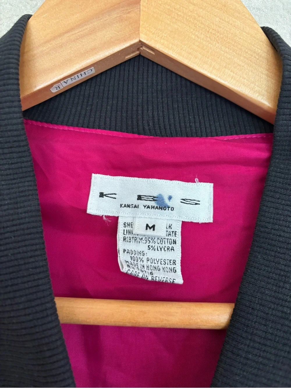 Kansai Yamamoto silk quilted beaded bomber jacket